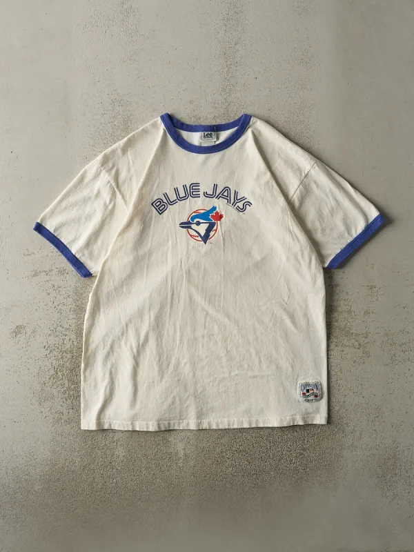 Vintage 06' White Toronto Blue Jays Ringer Tee (XL) sold by Rebalance Vintage