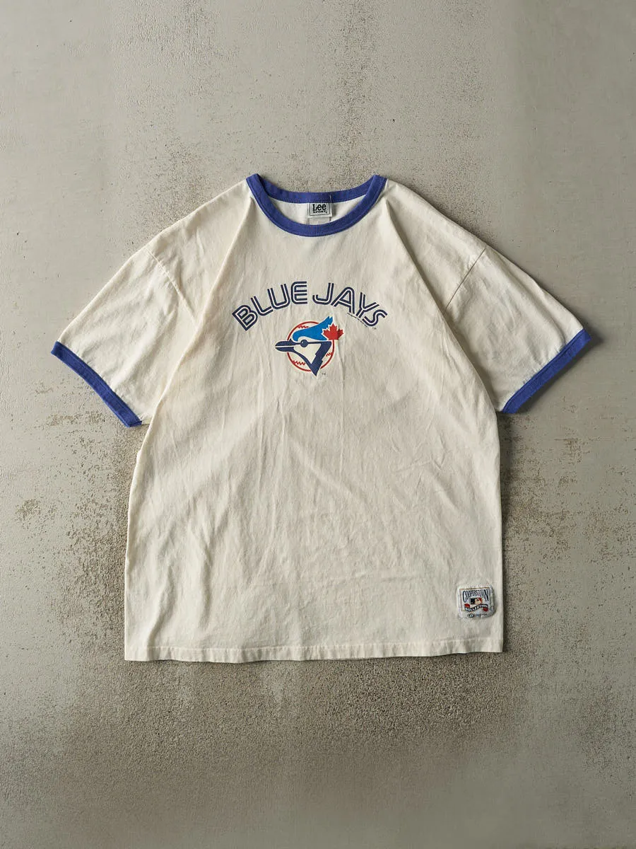 Vintage 06' White Toronto Blue Jays Ringer Tee (XL) sold by Rebalance Vintage