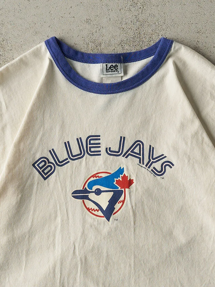 Vintage 06' White Toronto Blue Jays Ringer Tee (XL) sold by Rebalance Vintage product image thumbnail 2