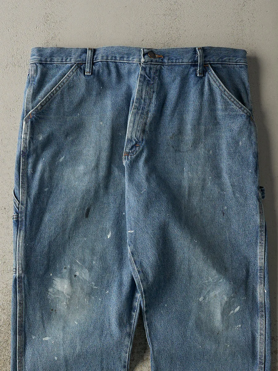 Vintage 90s Mid Wash Rustler Carpenter Jeans (38x32) sold by Rebalance Vintage product image thumbnail 4