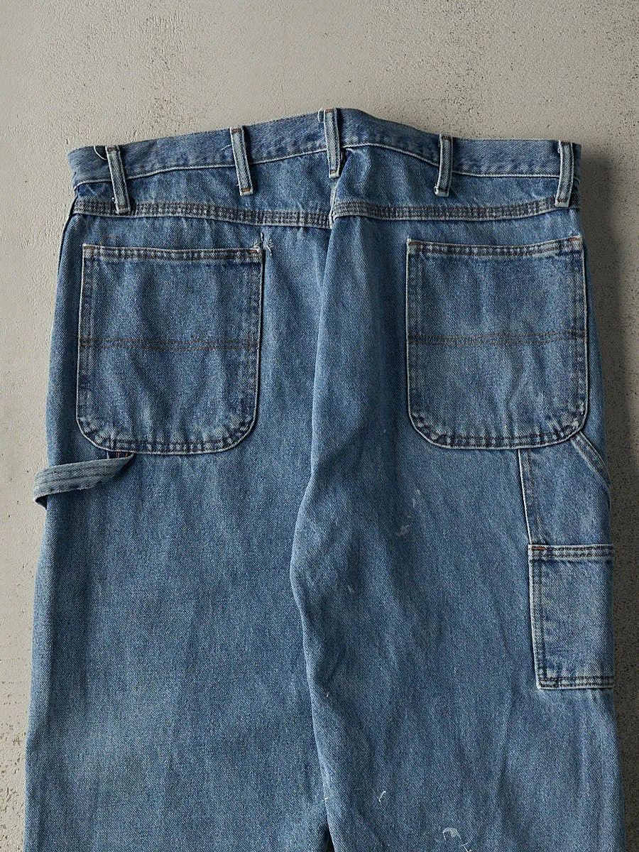 Vintage 90s Mid Wash Rustler Carpenter Jeans (38x32) sold by Rebalance Vintage product image thumbnail 5