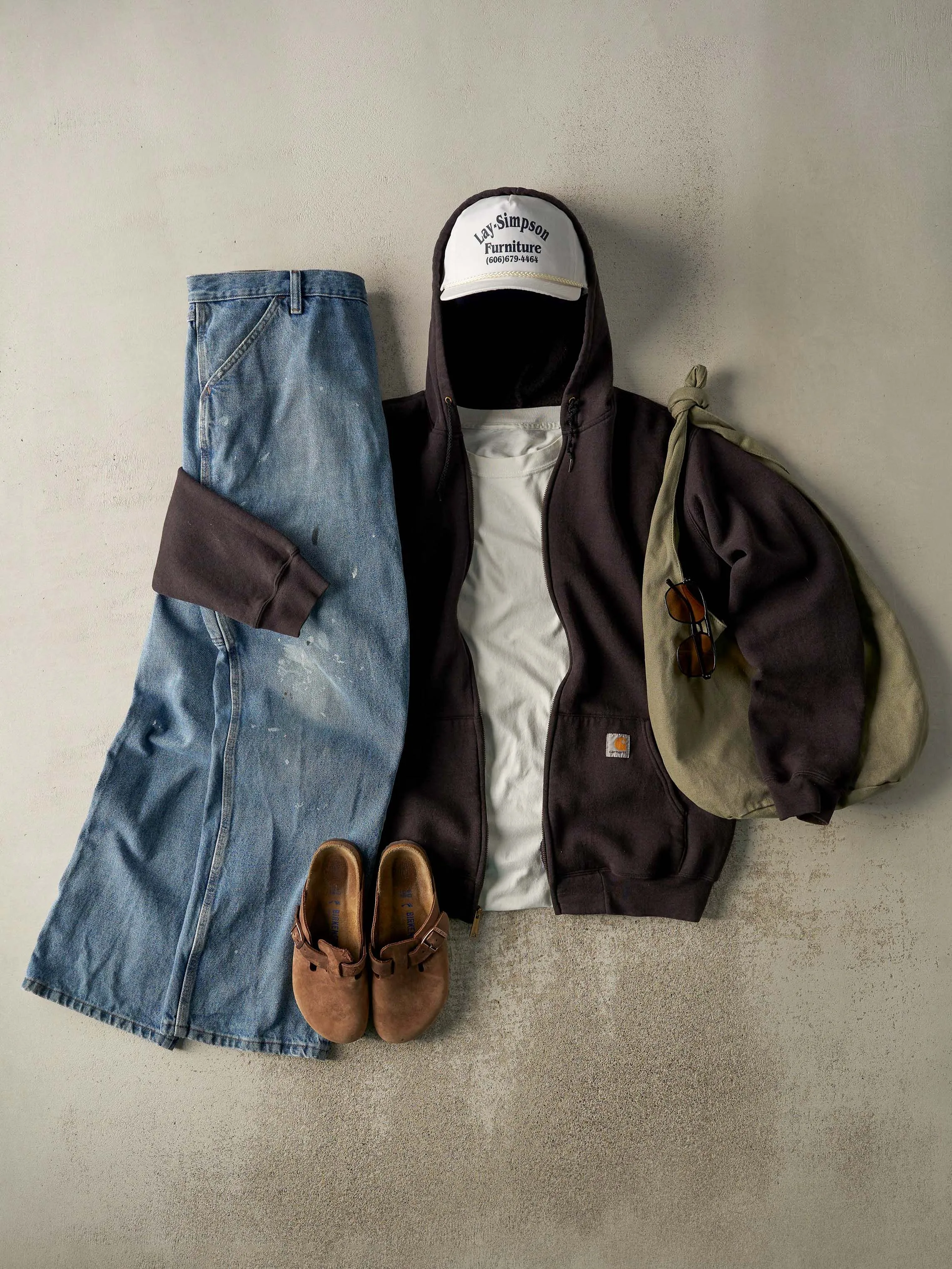 Vintage 90s Mid Wash Rustler Carpenter Jeans (38x32) sold by Rebalance Vintage product image thumbnail 2