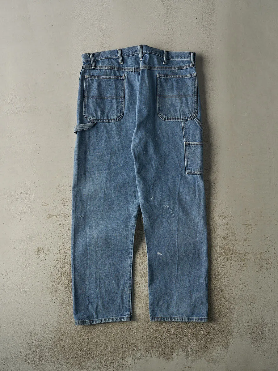 Vintage 90s Mid Wash Rustler Carpenter Jeans (38x32) sold by Rebalance Vintage product image thumbnail 3