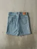 Vintage 90s Light Wash Levi's 505 Jean Shorts (34x9) sold by Rebalance Vintage