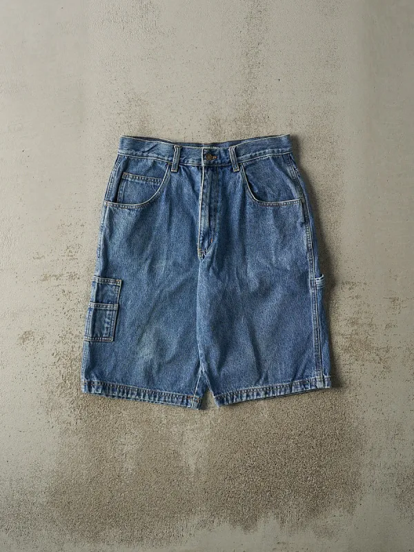 Vintage 90s Mid Wash Carpenter Jean Shorts (31x12.5) sold by Rebalance Vintage