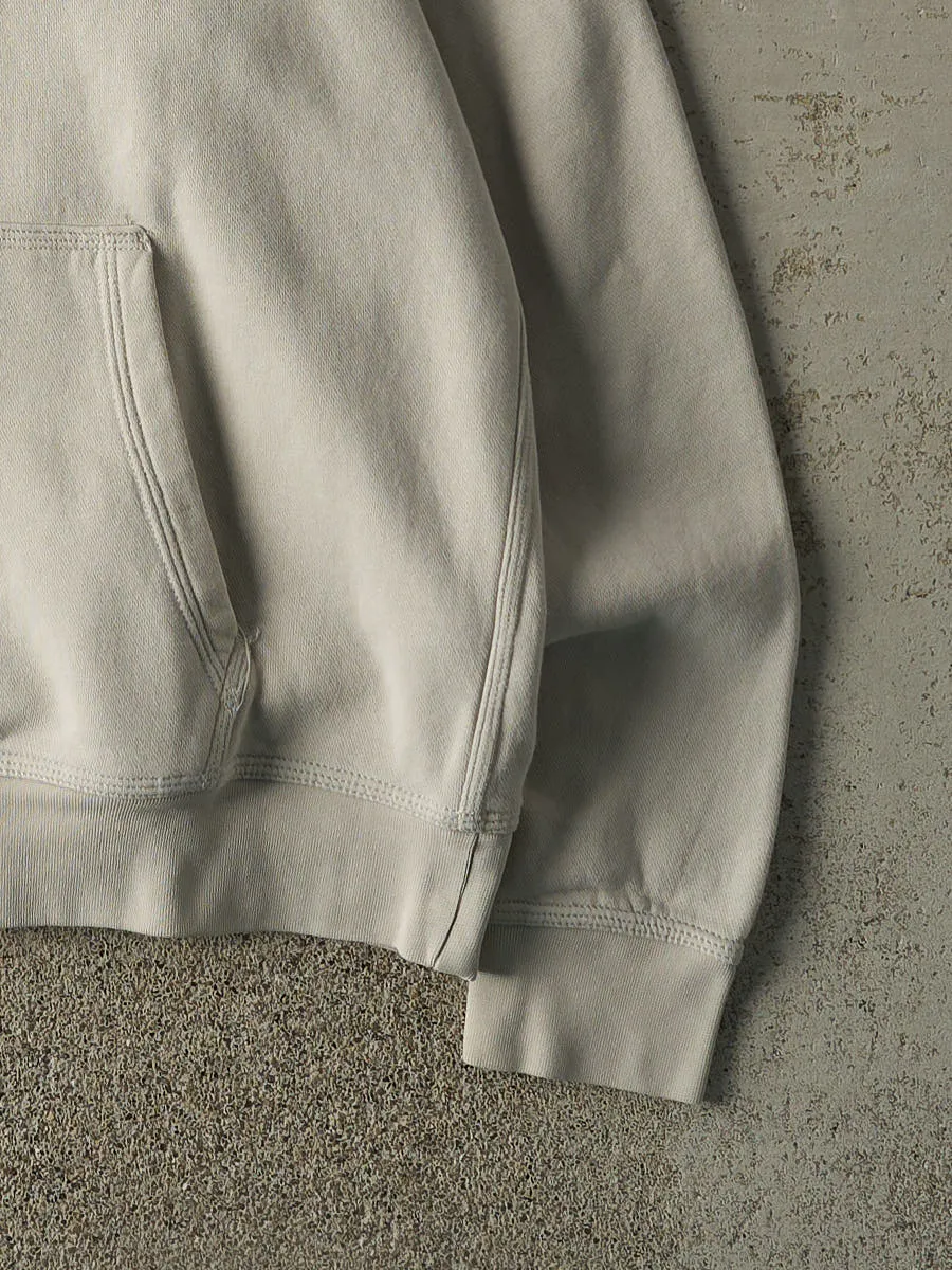 Vintage 90s Beige Nike Embroidered Hoodie (M) sold by Rebalance Vintage product image thumbnail 3