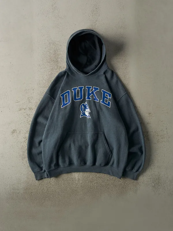 Vintage Y2K Steel Blue Duke University Hoodie (L/XL) sold by Rebalance Vintage