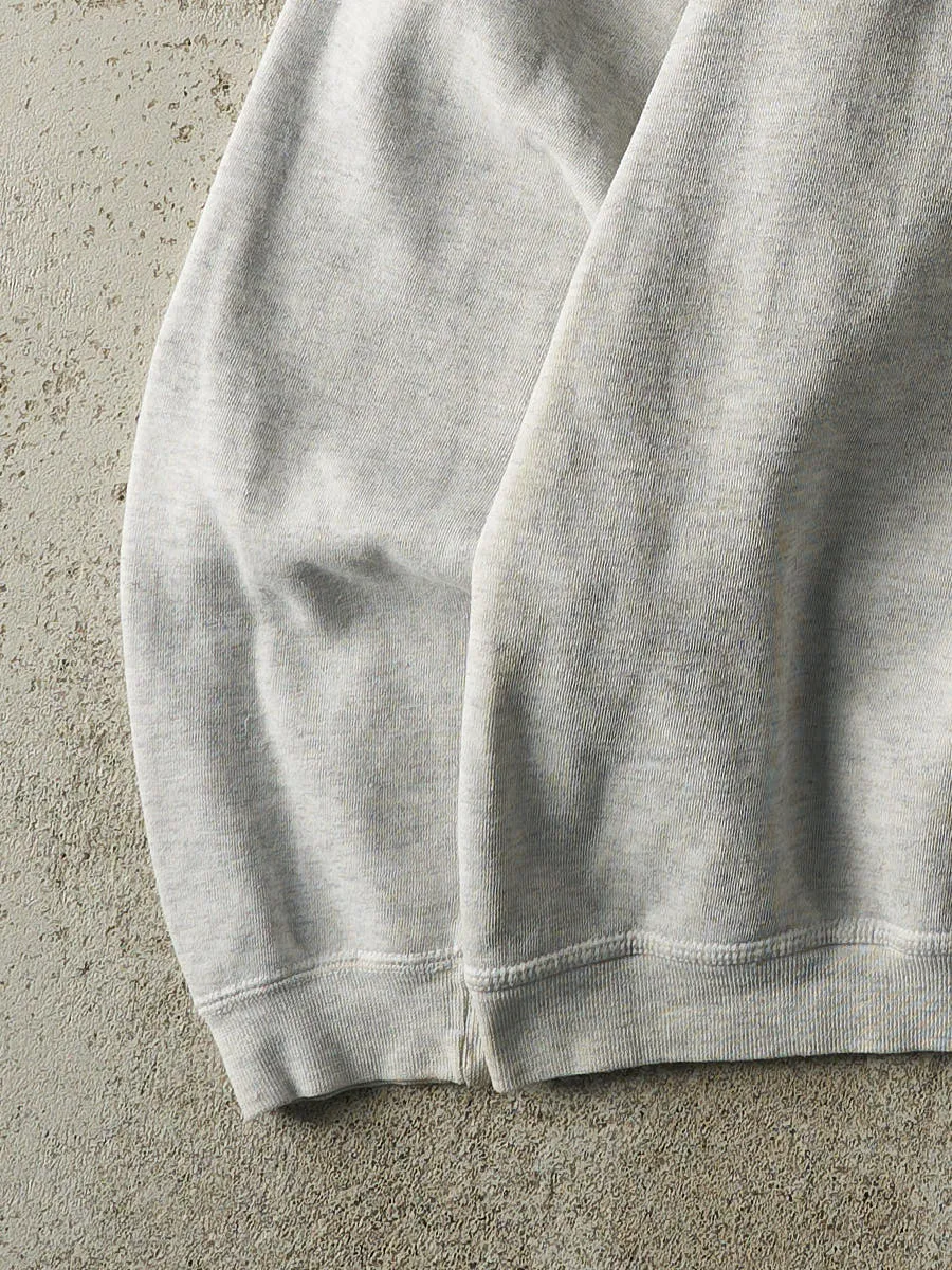 Vintage 90s Heather Grey USA Embroidered Crewneck (L/XL) sold by Rebalance Vintage product image thumbnail 3