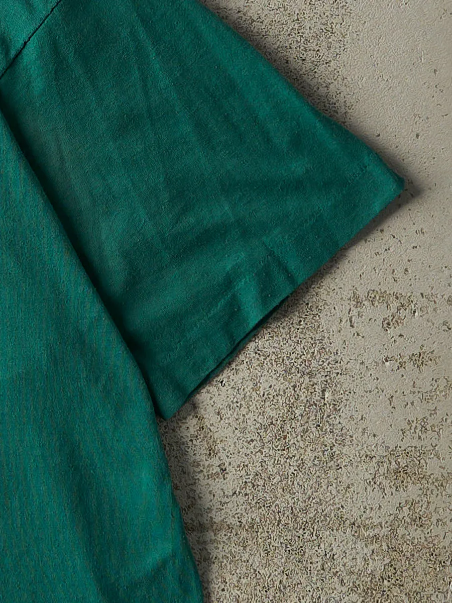 Vintage 80s Green Blank Single Stitch Pocket Tee (L/XL) sold by Rebalance Vintage product image thumbnail 3