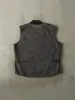 Vintage 90s Sun Faded Black Indiana Work Vest (L/XL) sold by Rebalance Vintage