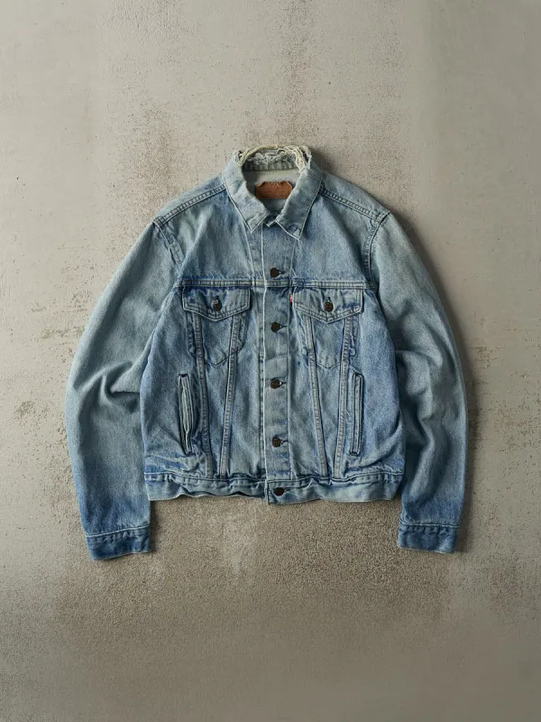 Vintage 90s Light Wash Levi's Type 3 Jean Jacket (S/M) sold by Rebalance Vintage