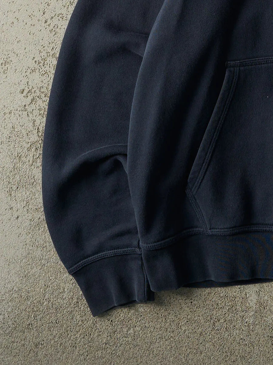 Vintage Y2K Navy Blue Nike Embroidered Swoosh Hoodie (L/XL) sold by Rebalance Vintage product image thumbnail 3