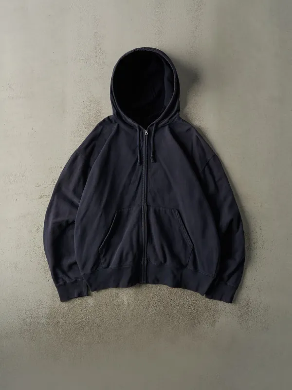 Vintage 90s Navy Blue Gap Zip Up Hoodie (XXL) sold by Rebalance Vintage