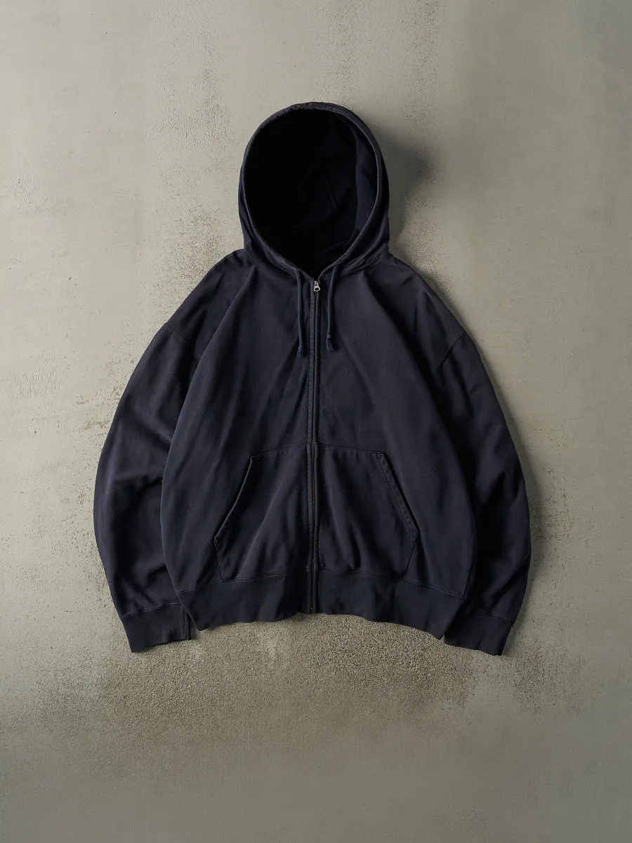 Vintage 90s Navy Blue Gap Zip Up Hoodie (XXL) sold by Rebalance Vintage