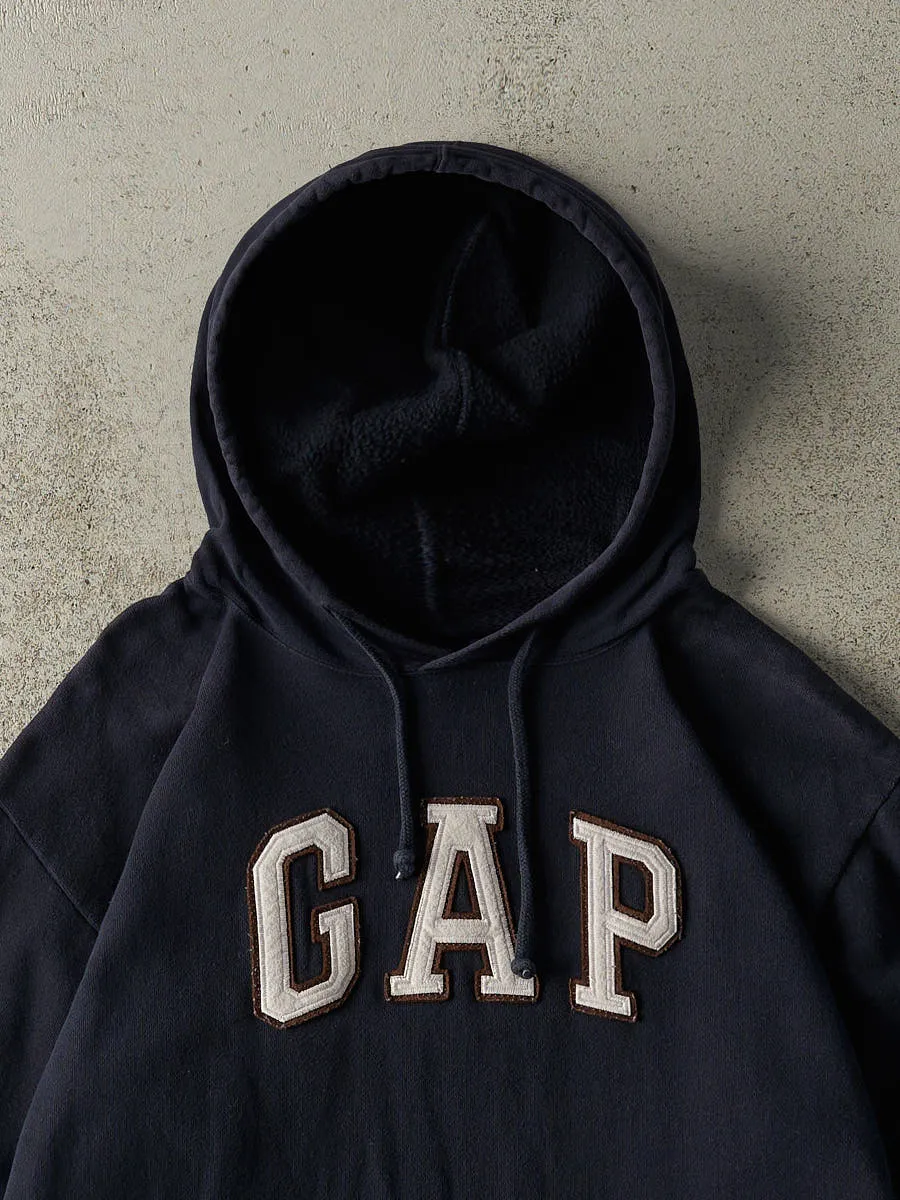 Vintage Y2K Navy Blue Gap Embroidered Hoodie (S) sold by Rebalance Vintage product image thumbnail 2