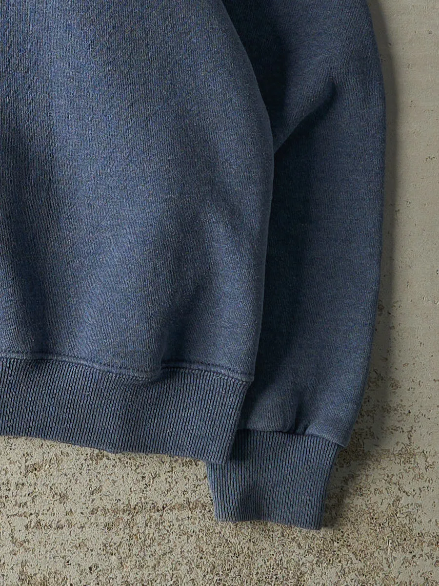 Vintage 90s Faded Blue Blank Crewneck (M/L) sold by Rebalance Vintage product image thumbnail 3
