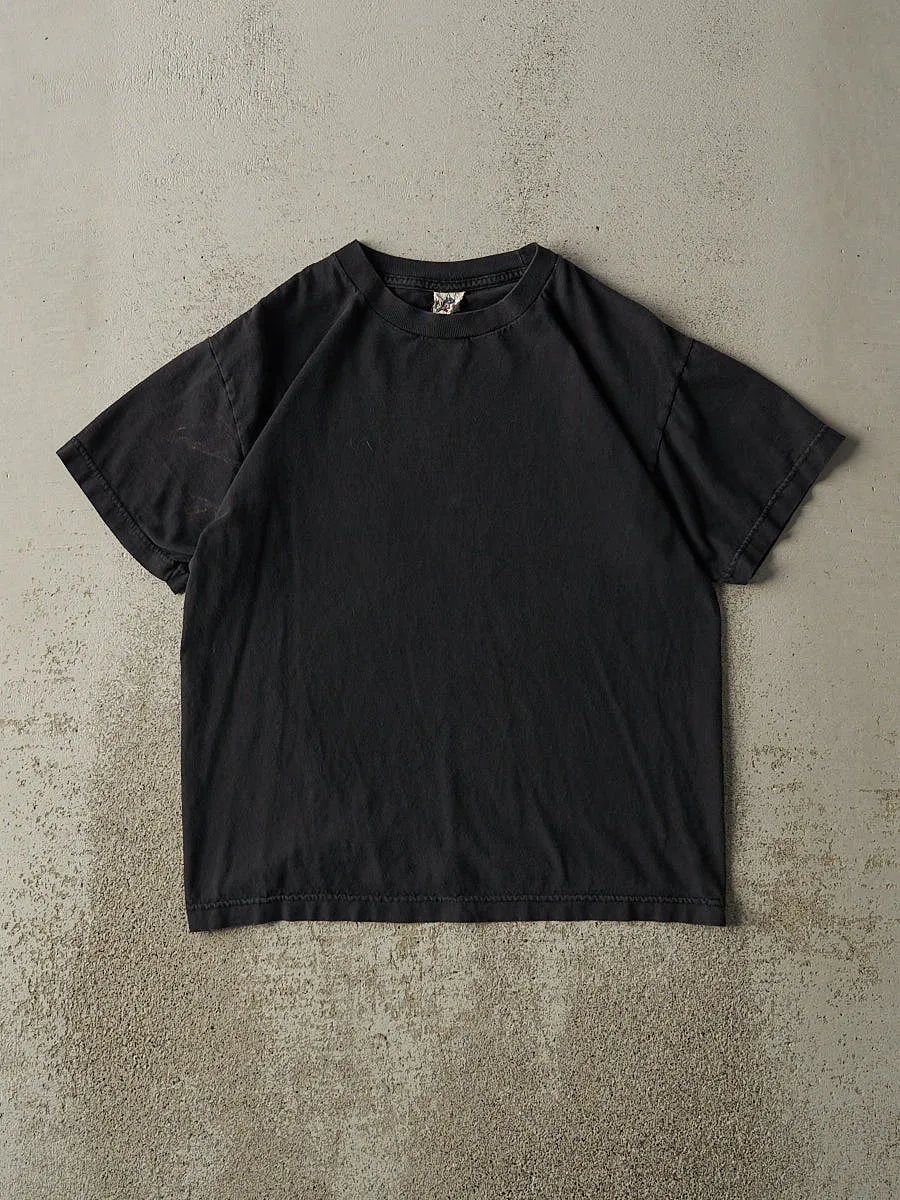 Vintage Y2K Black Blank Tee (S) sold by Rebalance Vintage