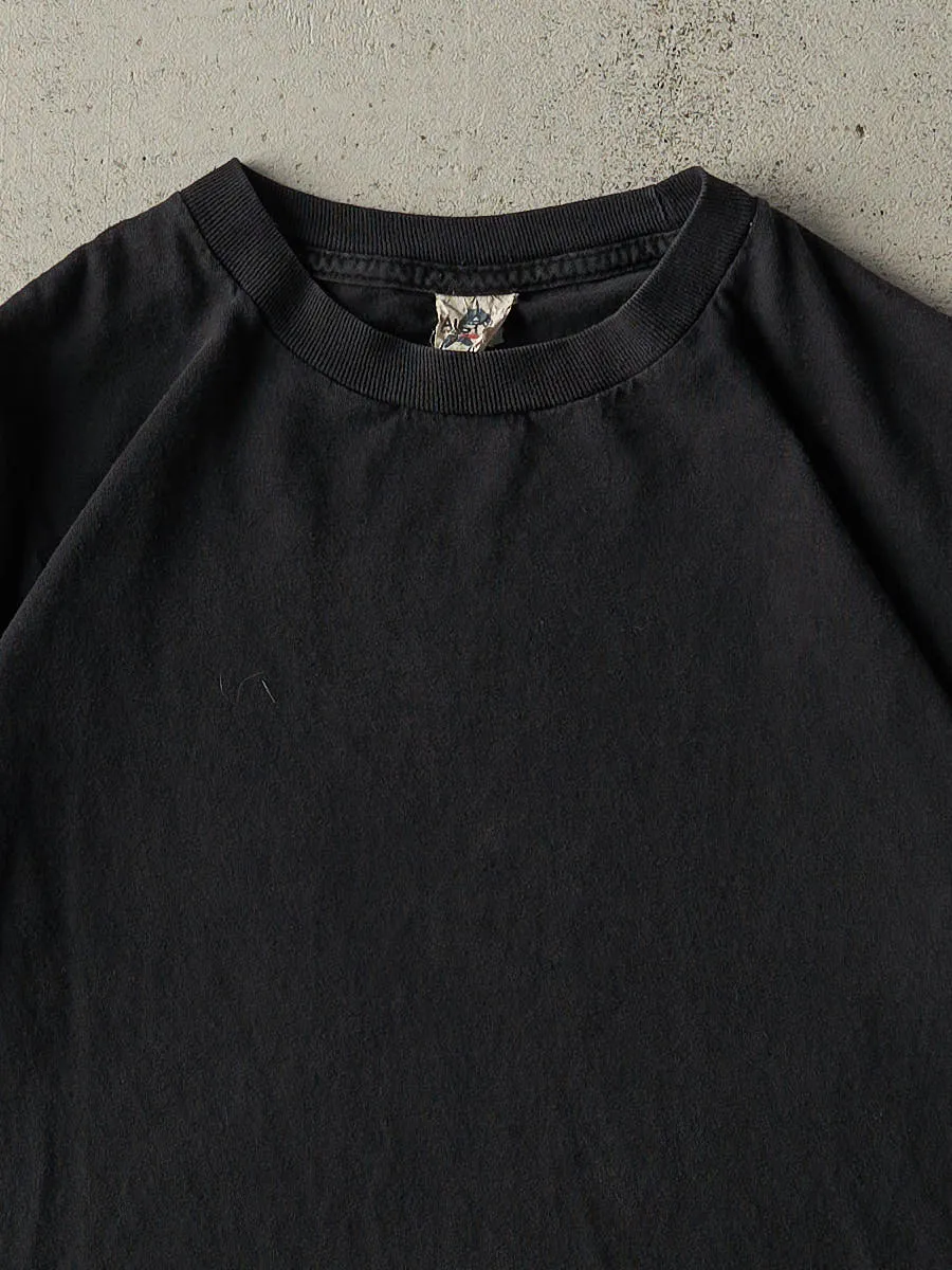 Vintage Y2K Black Blank Tee (S) sold by Rebalance Vintage product image thumbnail 2