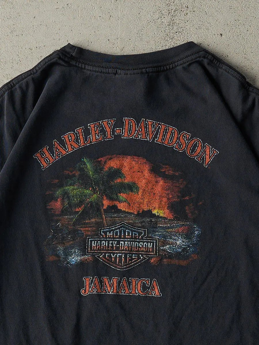 Vintage 06' Faded Black Jamaica Harley Davidson Tee (L/XL) sold by Rebalance Vintage product image thumbnail 4