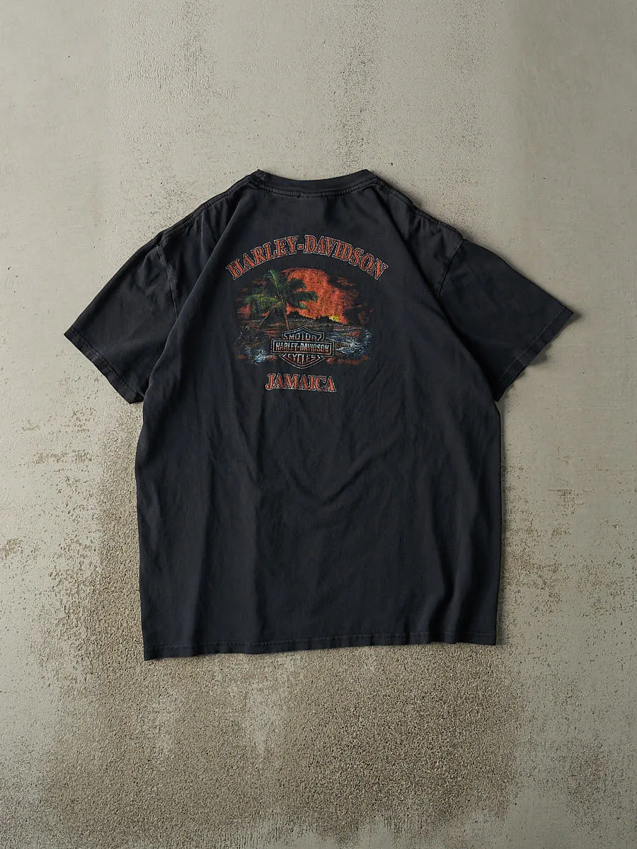 Vintage 06' Faded Black Jamaica Harley Davidson Tee (L/XL) sold by Rebalance Vintage product image thumbnail 2