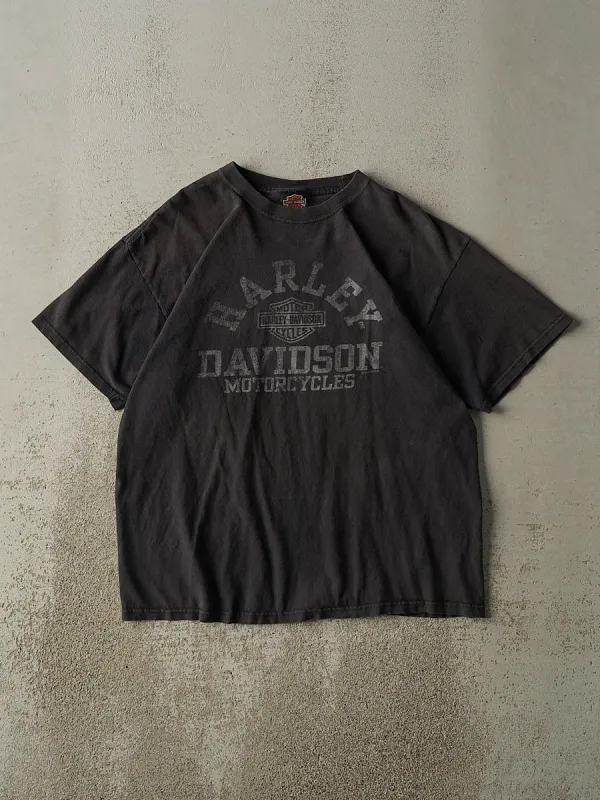 Vintage 12' Faded Black Harley Davidson Tee (L) sold by Rebalance Vintage