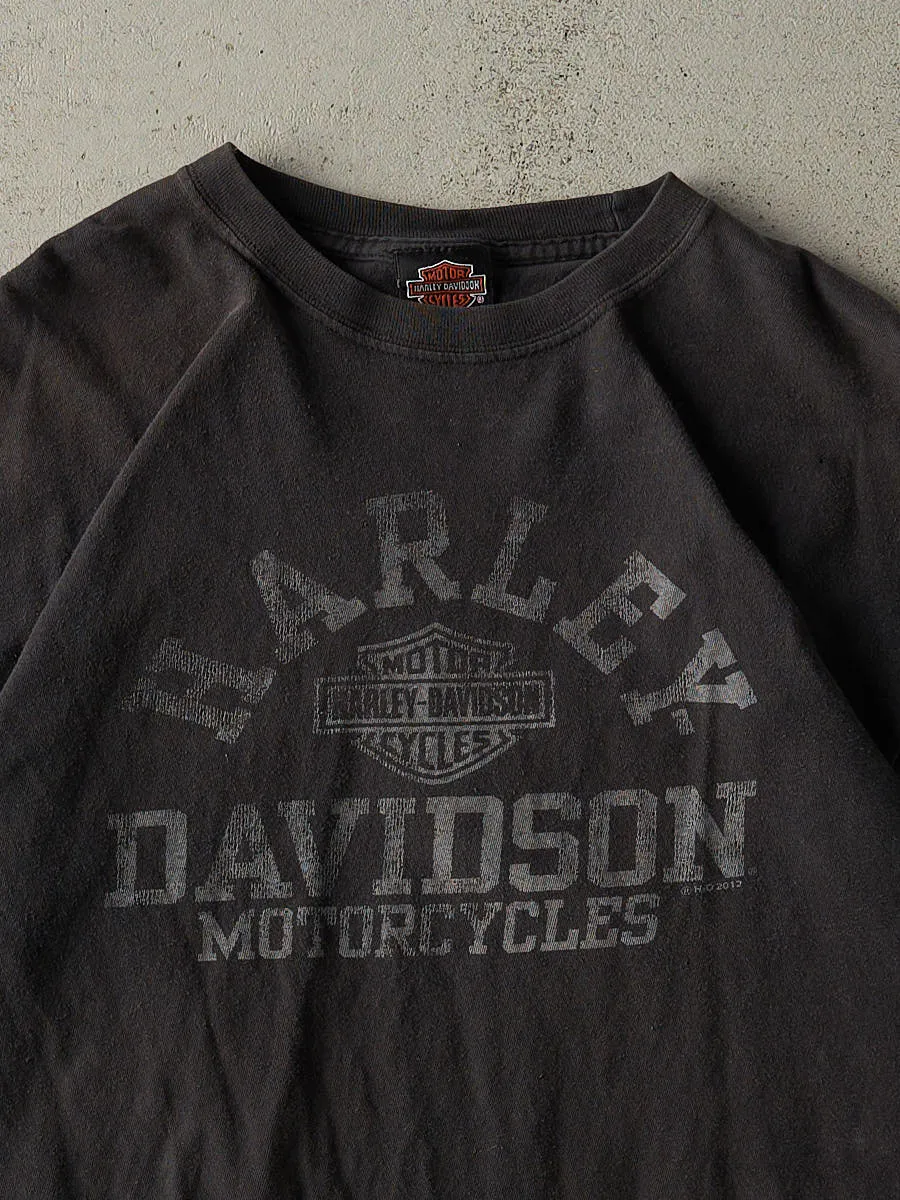 Vintage 12' Faded Black Harley Davidson Tee (L) sold by Rebalance Vintage product image thumbnail 3
