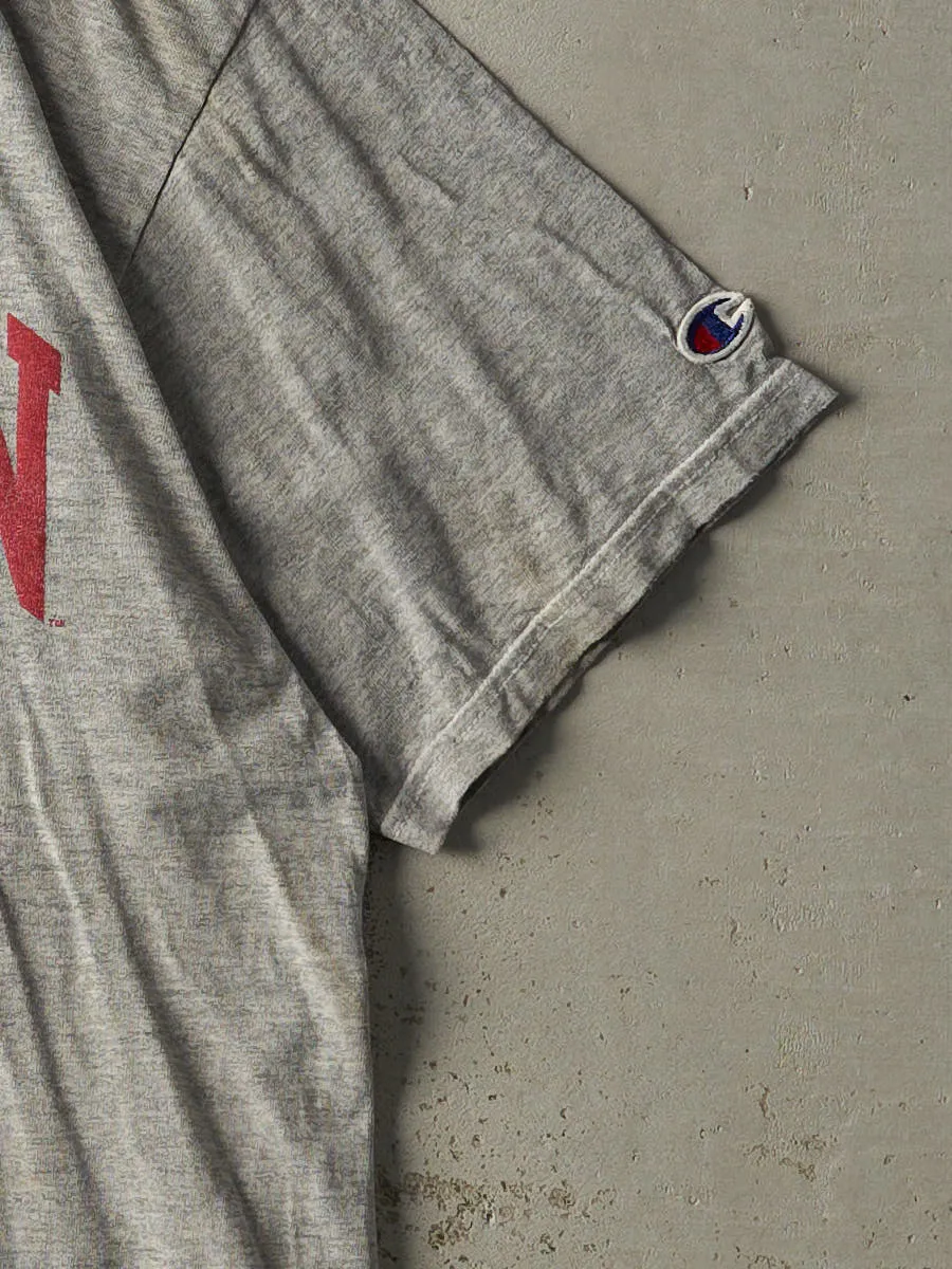 Vintage Y2K Grey University of Wisconsin Tee (M) sold by Rebalance Vintage product image thumbnail 3