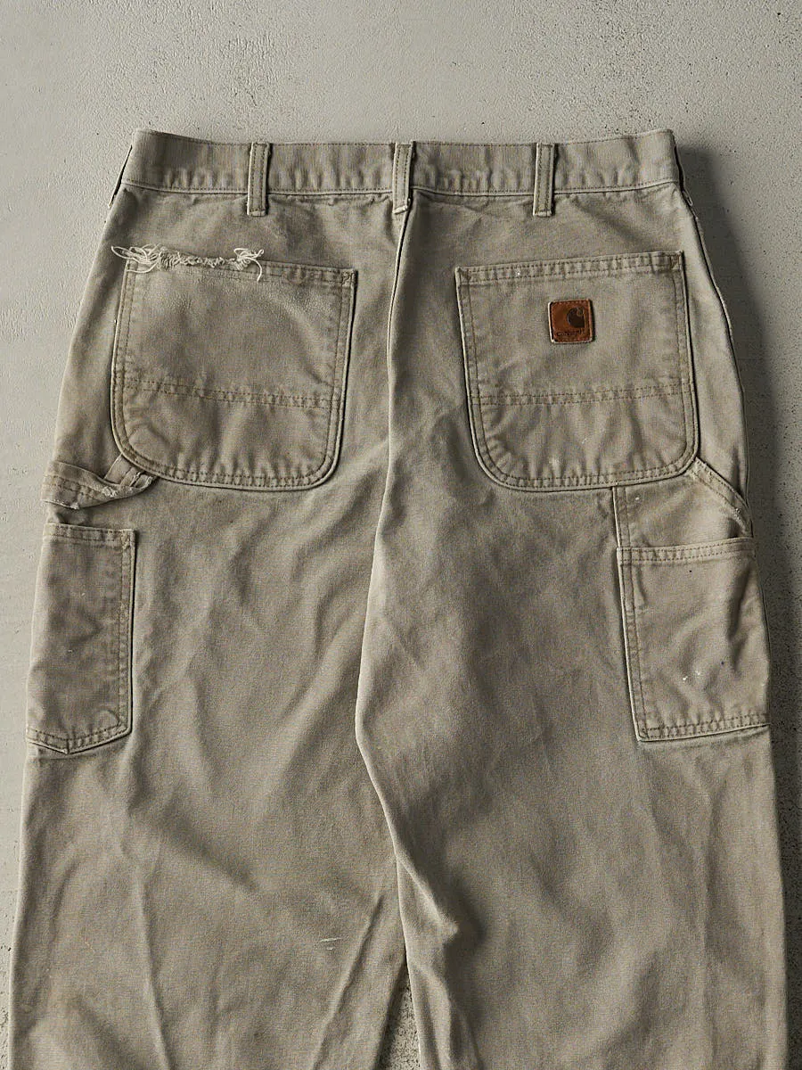 Vintage Y2K Beige Carhartt Carpenter Pants (31.5x32.5) sold by Rebalance Vintage product image thumbnail 5