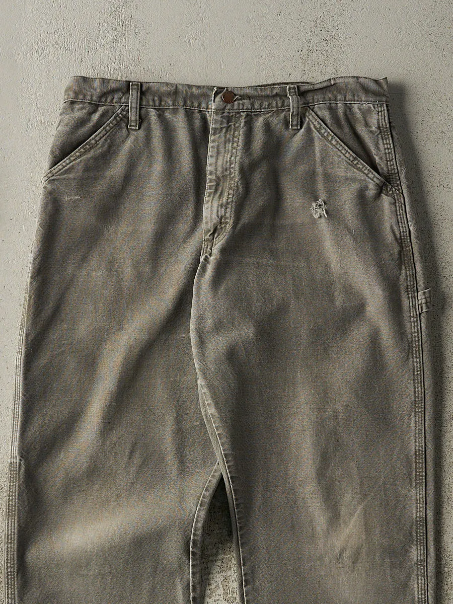 Vintage 90s Green Rustler Carpenter Pants (33x30) sold by Rebalance Vintage product image thumbnail 4