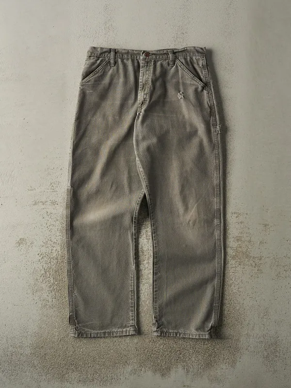 Vintage 90s Green Rustler Carpenter Pants (33x30) sold by Rebalance Vintage
