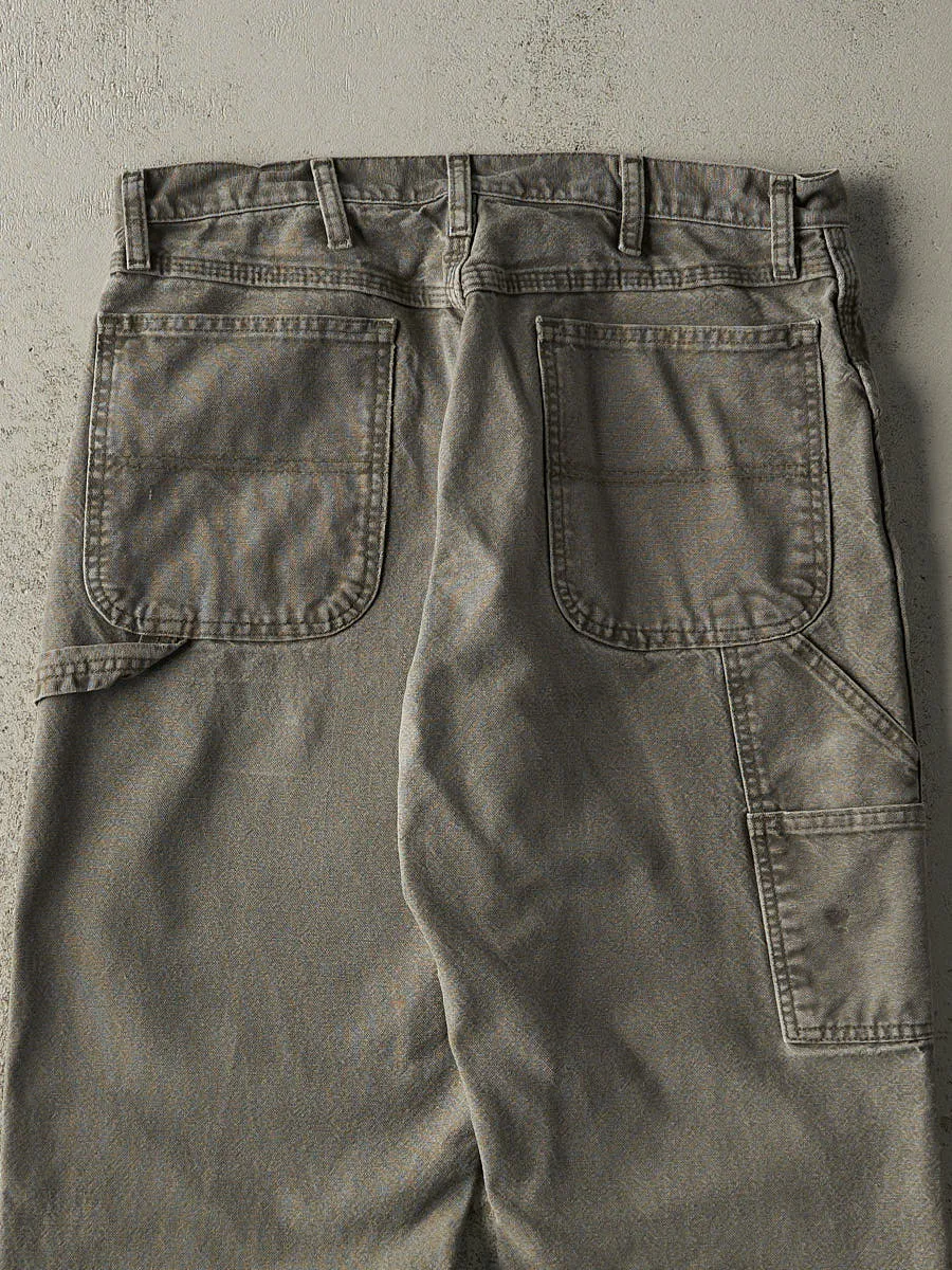 Vintage 90s Green Rustler Carpenter Pants (33x30) sold by Rebalance Vintage product image thumbnail 5