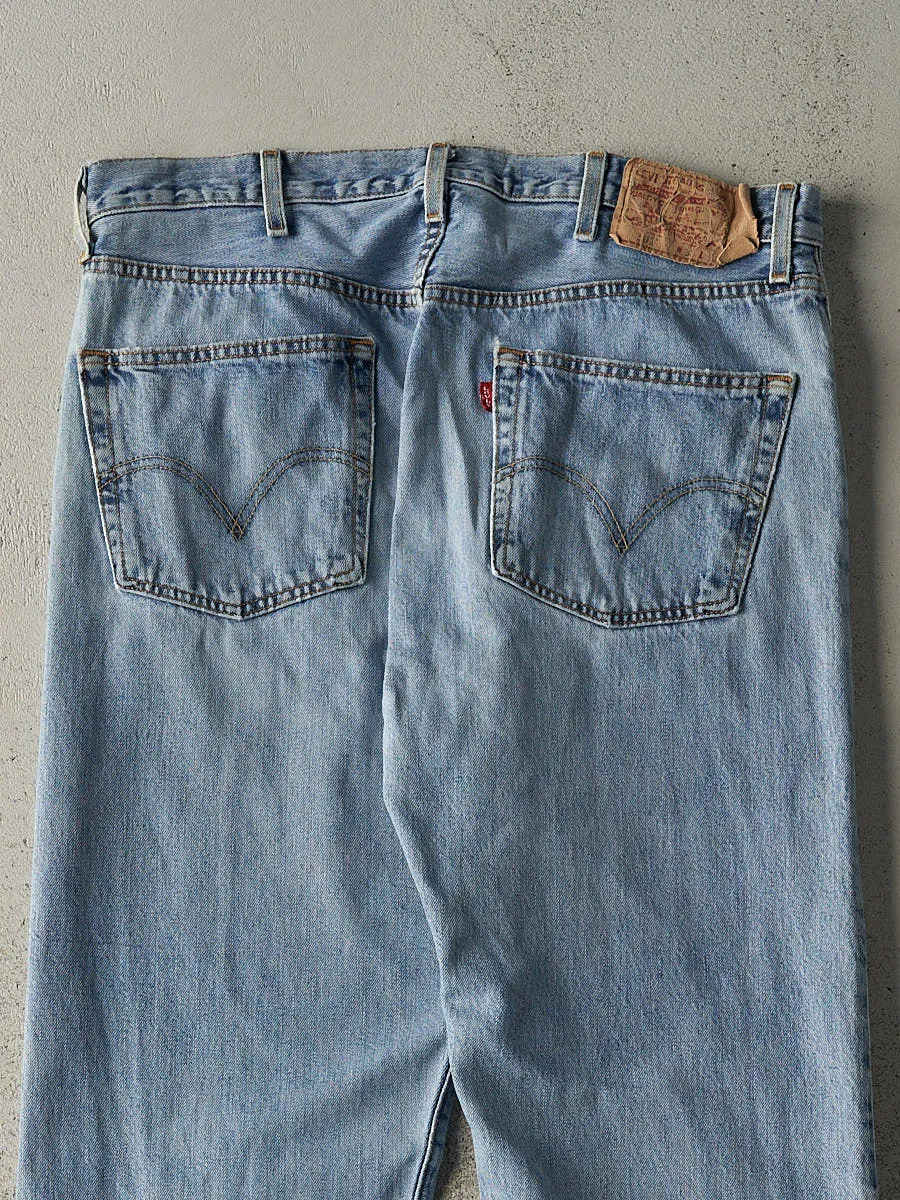 Vintage 90s Light Wash Levi's 501 Jeans (36x33) sold by Rebalance Vintage product image thumbnail 5