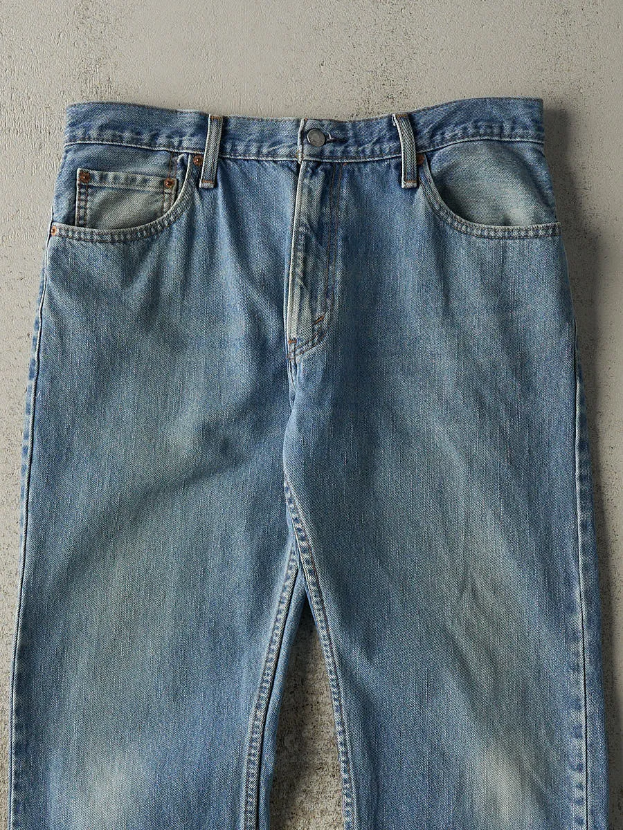 Vintage Y2K Mid Wash Levi's 505 Jeans (34x31.5) sold by Rebalance Vintage product image thumbnail 4