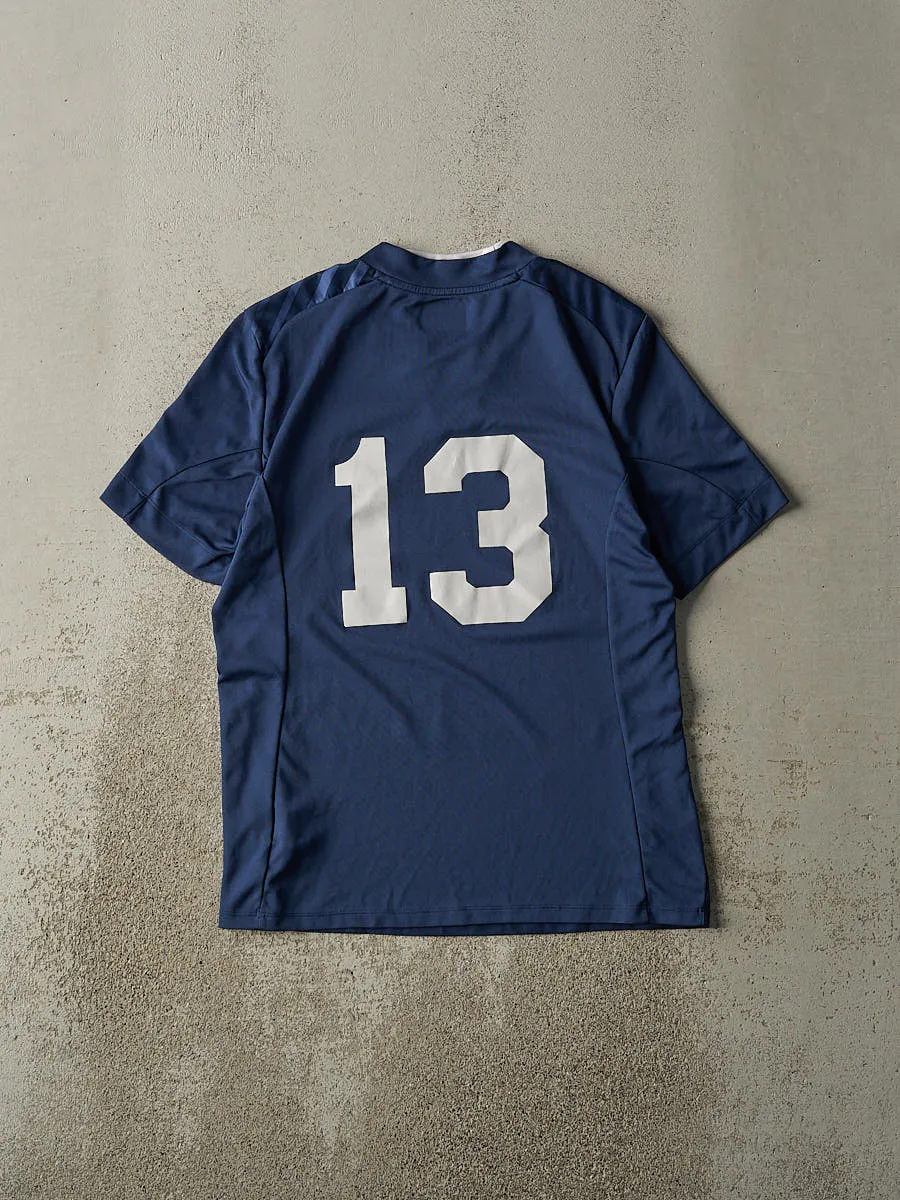 Vintage Y2K Navy Blue Umbro #13 Soccer Jersey (L) sold by Rebalance Vintage product image thumbnail 2