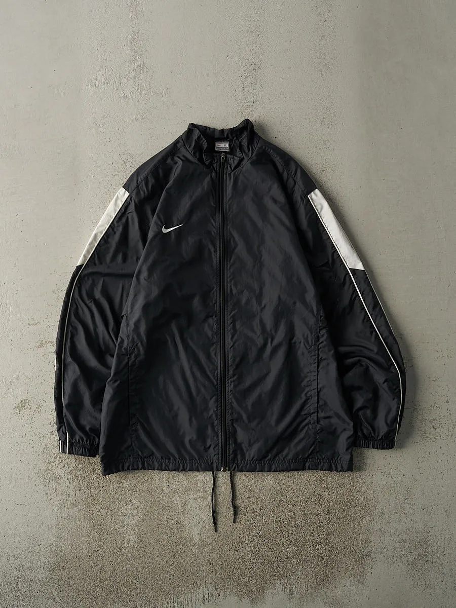 Vintage Y2K Black & White Nike Soccer Track Jacket (XL) sold by Rebalance Vintage