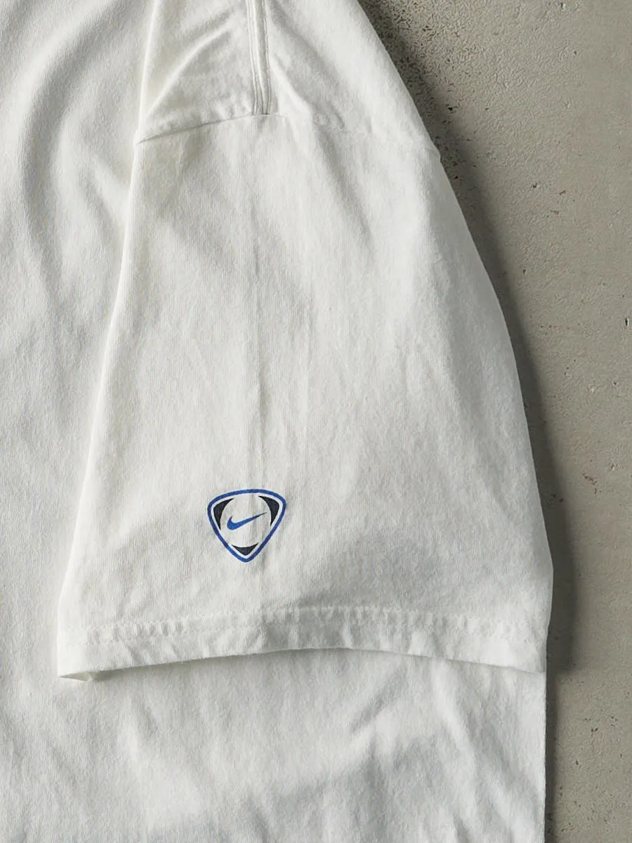 Vintage Y2K White Nike Inter Milan Soccer Tee (XL/XXL) sold by Rebalance Vintage product image thumbnail 4