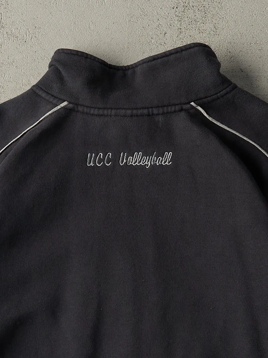 Vintage Y2K Black Adidas Embroidered Zip Up Sweatshirt (XXL) sold by Rebalance Vintage product image thumbnail 4