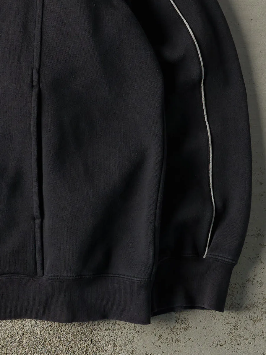 Vintage Y2K Black Adidas Embroidered Zip Up Sweatshirt (XXL) sold by Rebalance Vintage product image thumbnail 3