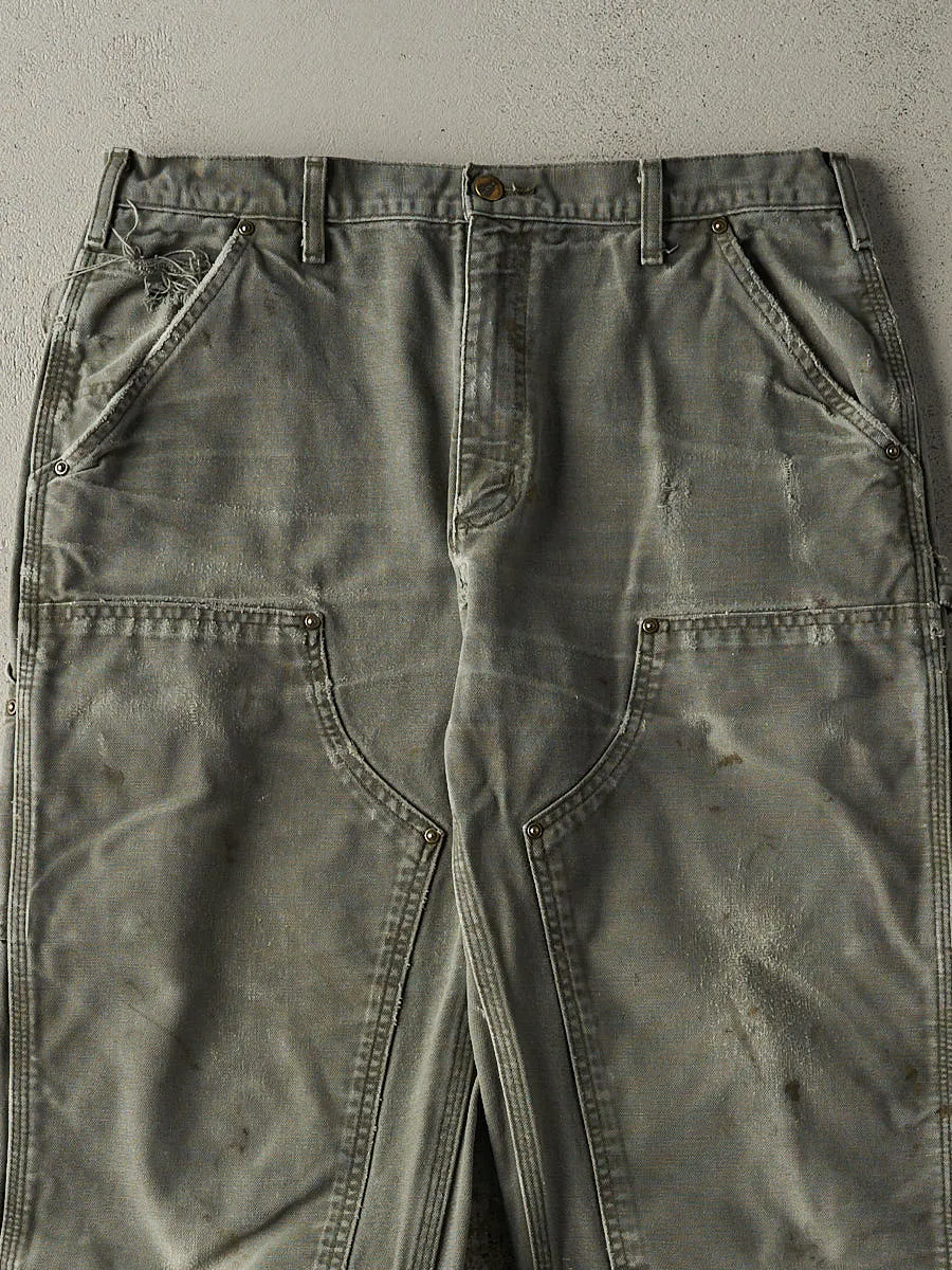 Vintage Y2K Green Carhartt Double Knee Carpenter Pants (34x31) sold by Rebalance Vintage product image thumbnail 4