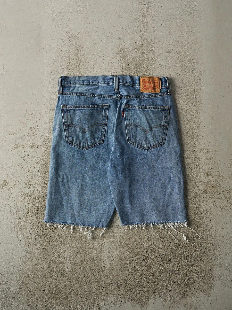 Vintage Y2K Mid Wash Levi's 516 Cut Off Jean Shorts (32.5x10) sold by Rebalance Vintage product image thumbnail 3