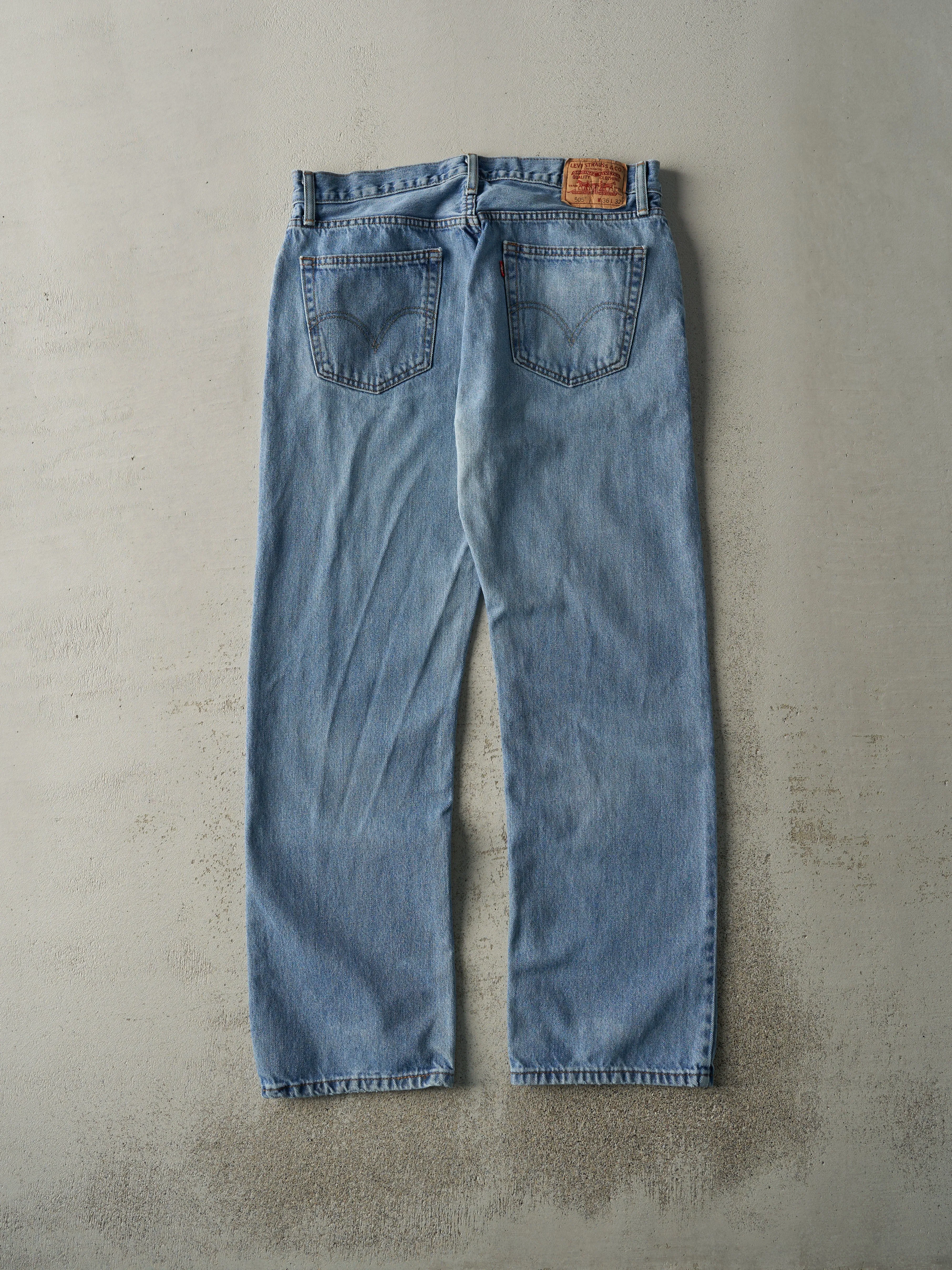 Vintage Y2K Light Wash Levi's 505 Jeans (35.5x30.5) sold by Rebalance Vintage product image thumbnail 2