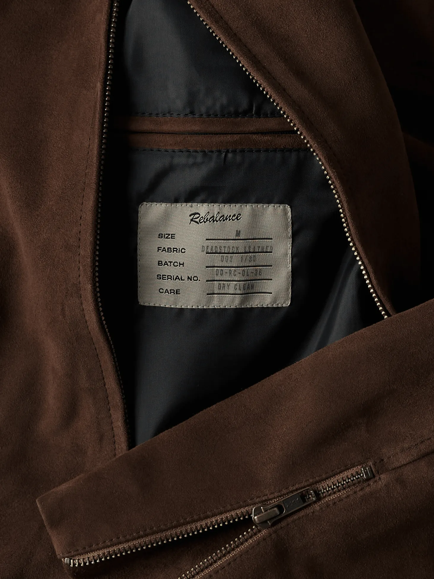 Everyday Boxy Leather Jacket - Suede sold by Rebalance Vintage product image thumbnail 5