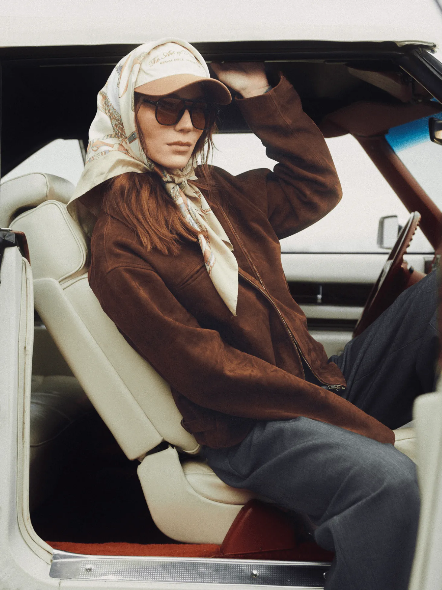 Everyday Boxy Leather Jacket - Suede sold by Rebalance Vintage product image thumbnail 2