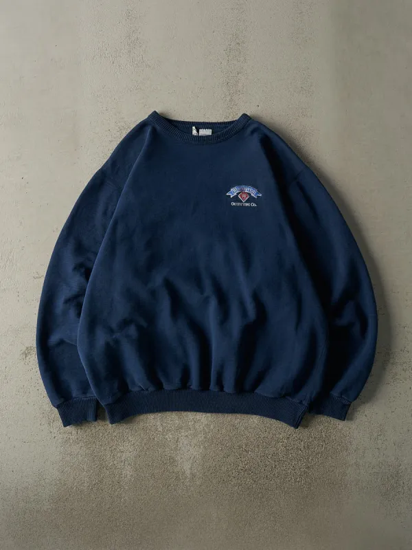 Vintage 90s Navy Blue Wind River Embroidered Crewneck (XXL/XXXL) sold by Rebalance Vintage