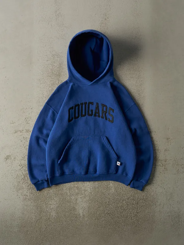 Vintage Y2K Blue Cougars Embroidered Russell Athletics Hoodie (XS/S) sold by Rebalance Vintage