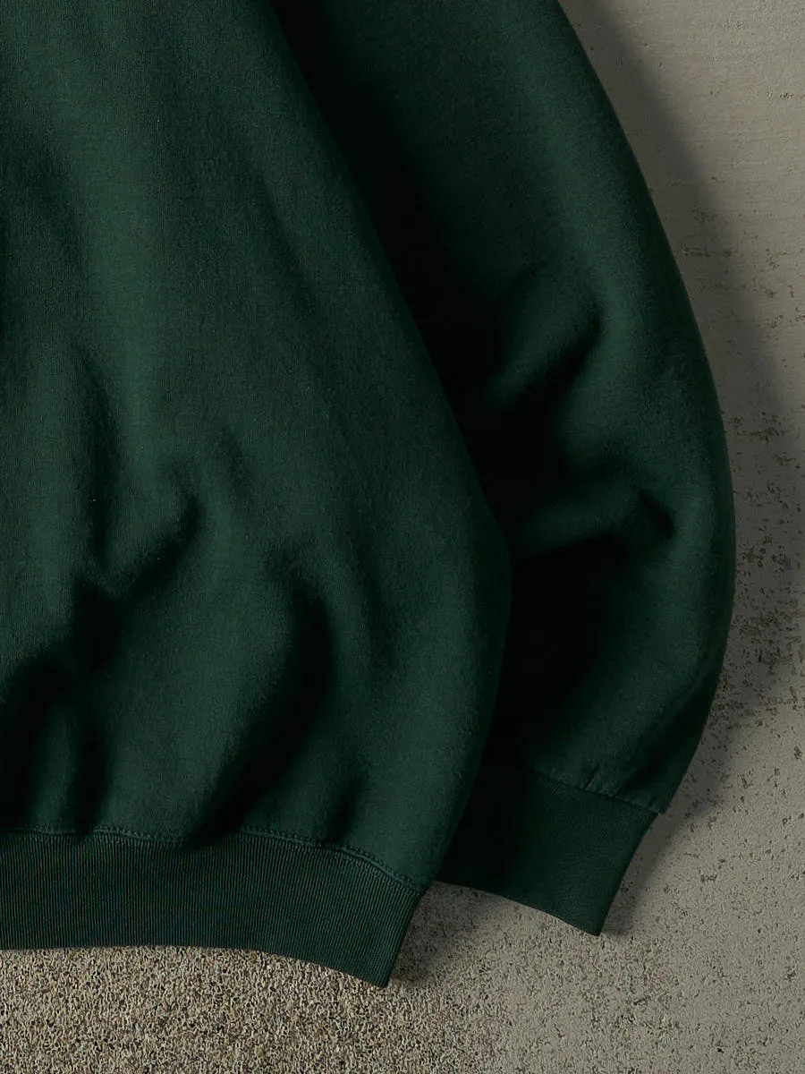 Vintage 90s Green Blank Crewneck (XXL/XXXL) sold by Rebalance Vintage product image thumbnail 3