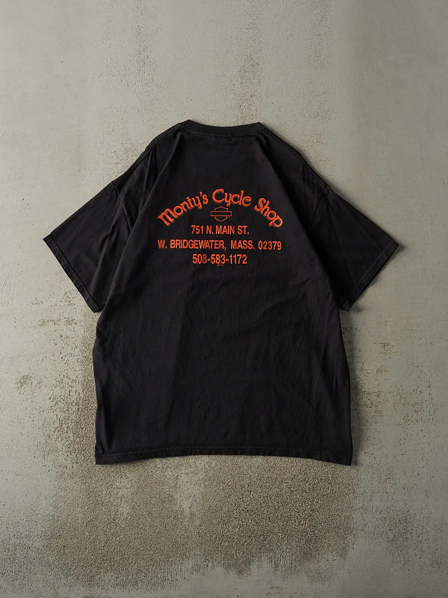 Vintage 06' Black W. Bridgewater MA Harley Davidson Pocket Tee (XL/XXL) sold by Rebalance Vintage product image thumbnail 2
