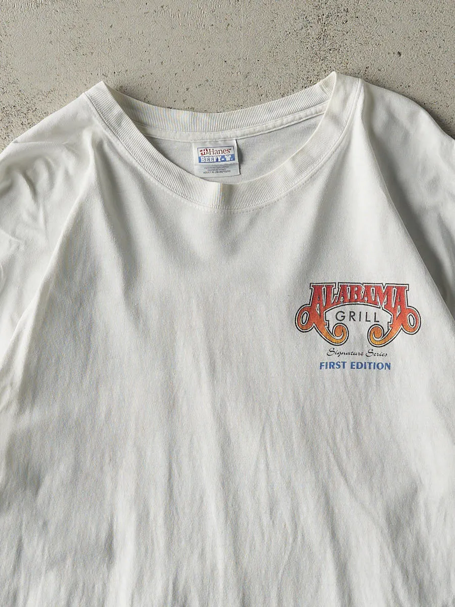 Vintage Y2K White Alabama Grill Tee (XL/XXL) sold by Rebalance Vintage product image thumbnail 3