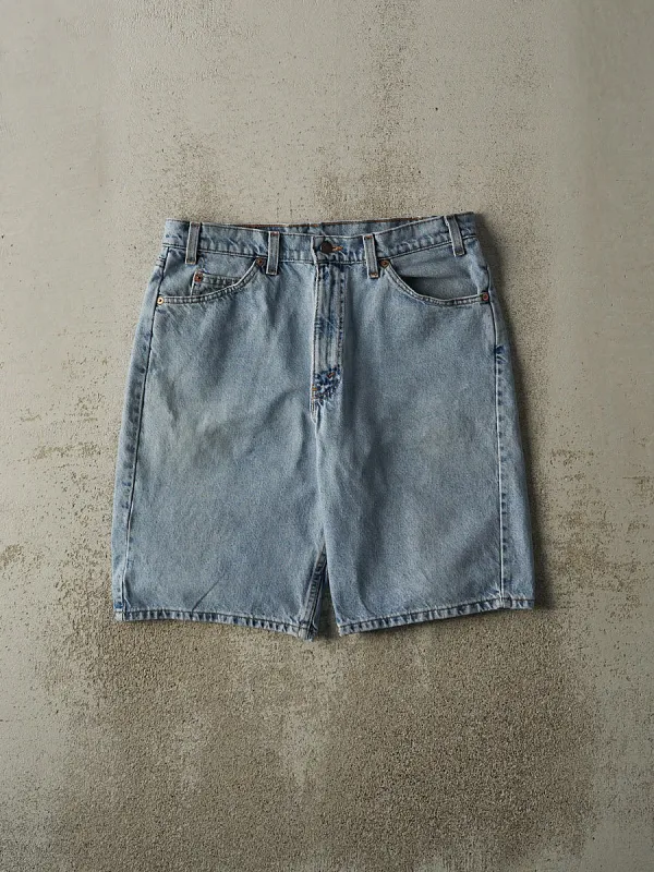Vintage 90s Light Wash Levis's Jean Shorts (33x11) sold by Rebalance Vintage