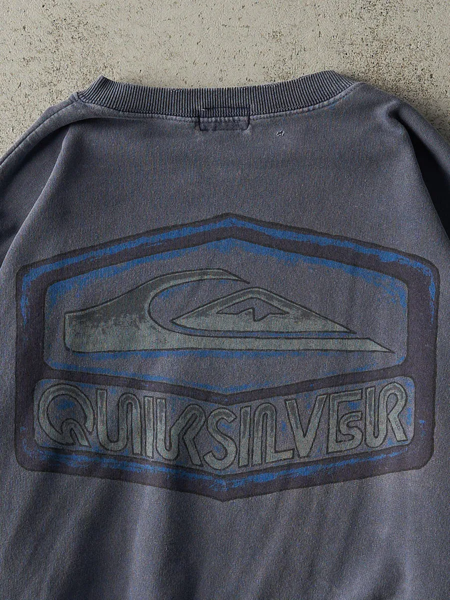 Vintage 90s Washed Blue Quiksilver Crewneck (XL/XXL) sold by Rebalance Vintage product image thumbnail 5